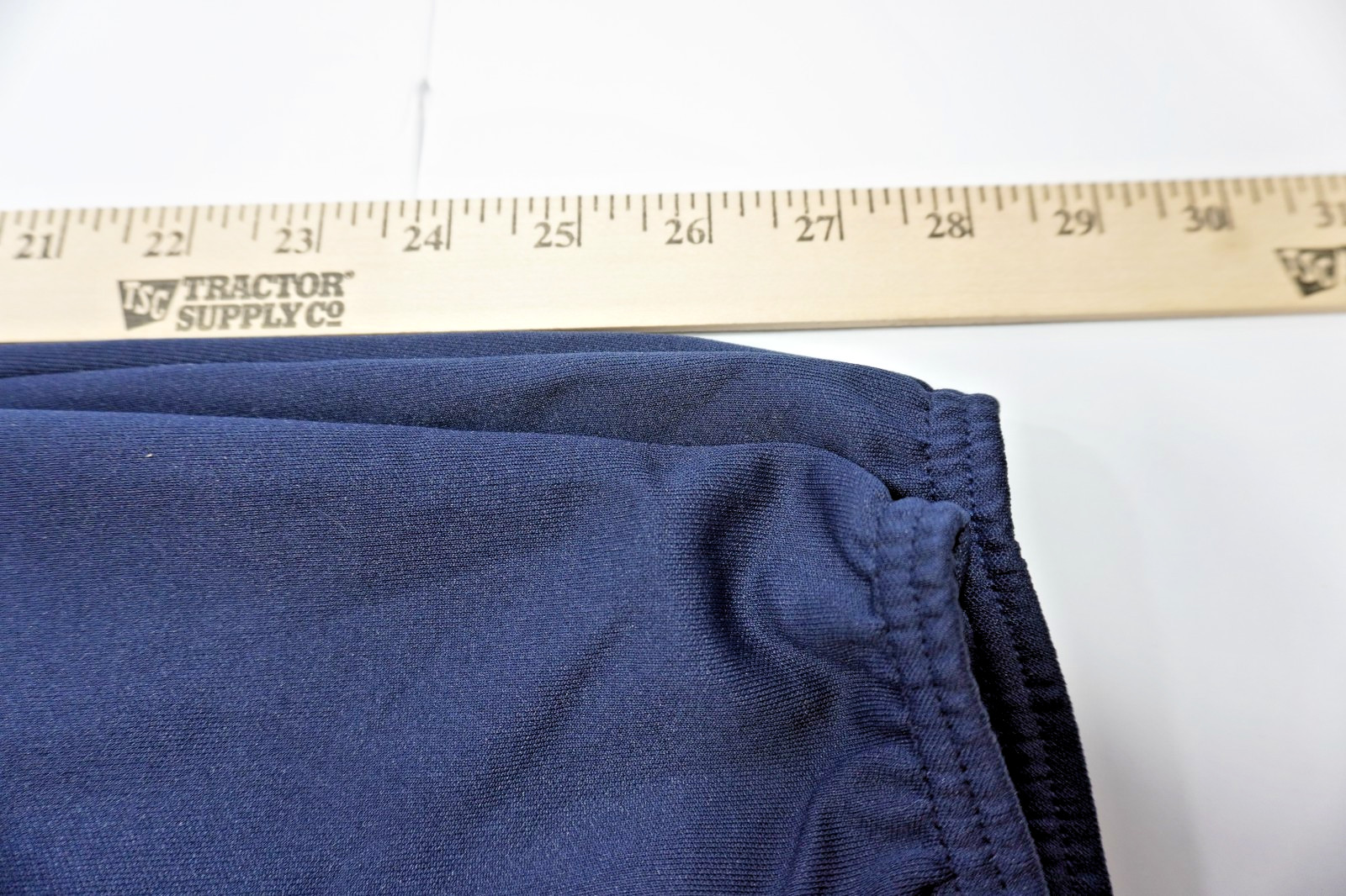 Alleson Adult Men's L Navy Softball/Baseball Pants Elastic Waist 5 Belt loop