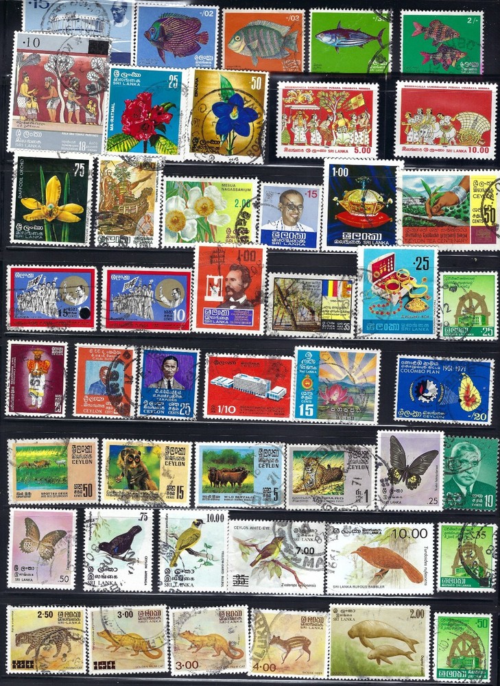 Ceylon & Sri Lanka - Used Postage