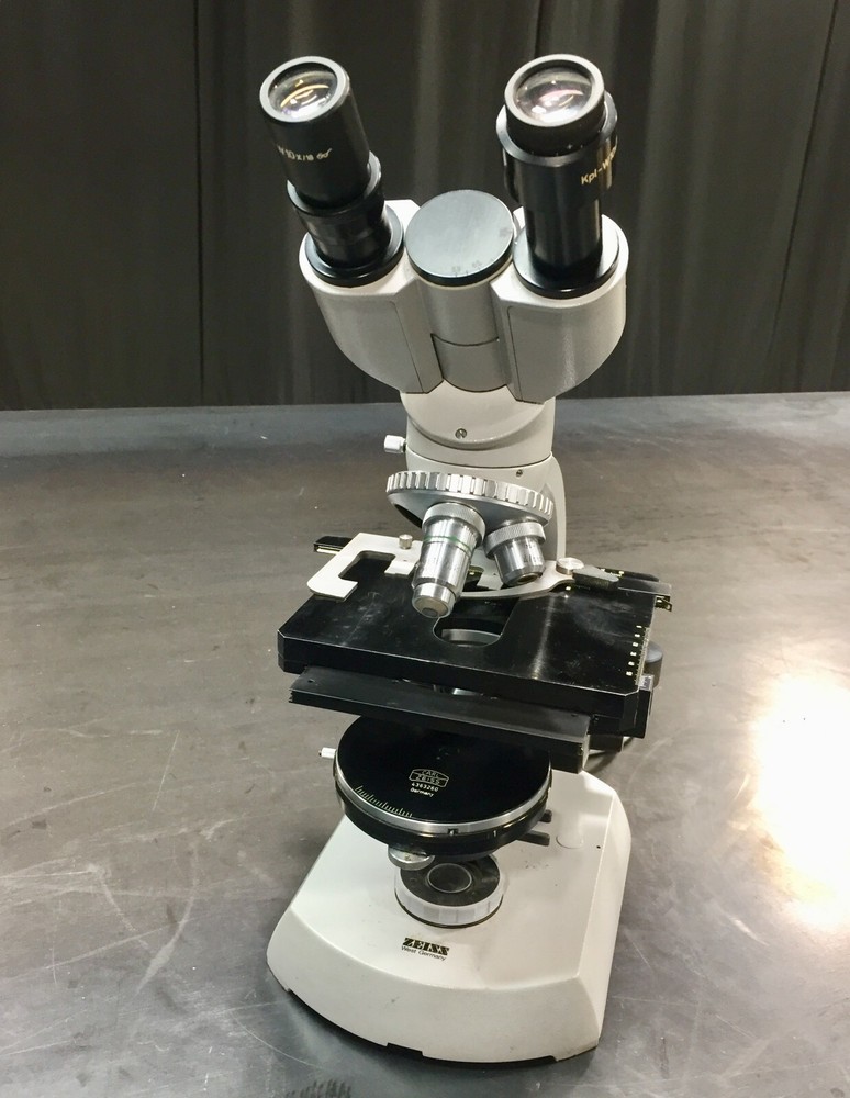 Carl Zeiss Microscope w/ 2 Objectives