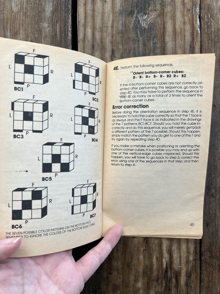 The Simple Solution To Rubik’s Cube, Book