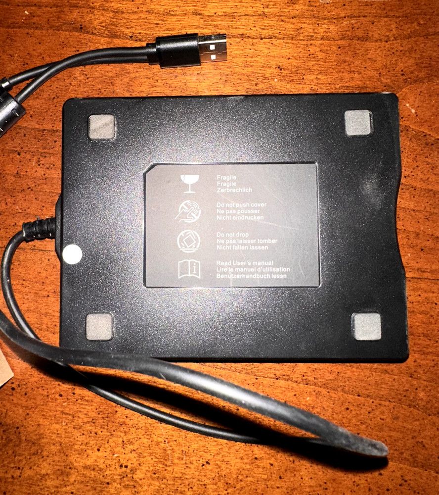 RAAYOO Floppy Disk Reader USB Floppy Disk Drive/Player External 3.5