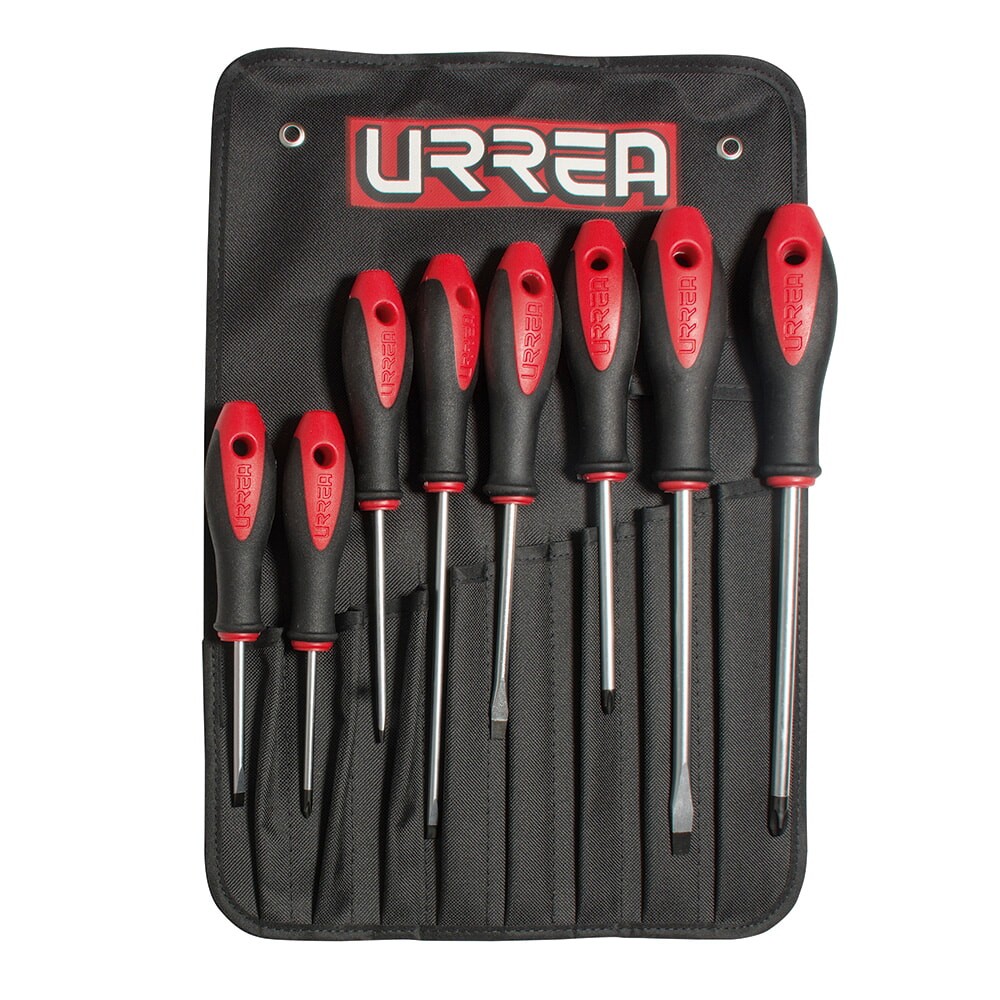 URREA 8600D Bimaterial Screwdrivers Set 8 Pieces