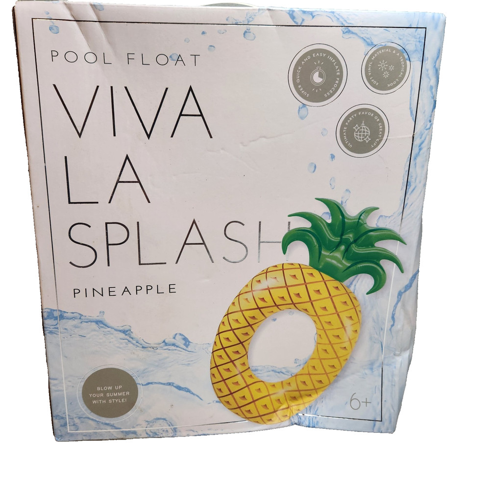Viva La Splash Pineapple Pool Float 36''x64''