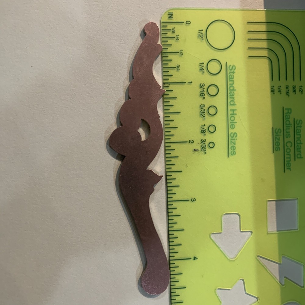 German Silver Inlay for Muzzle Loader 4.5"