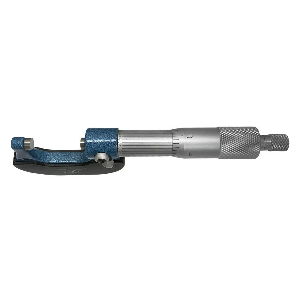 0-1"Solid Metal Frame Outside Micrometer Ratchet Stop .0001"Grad