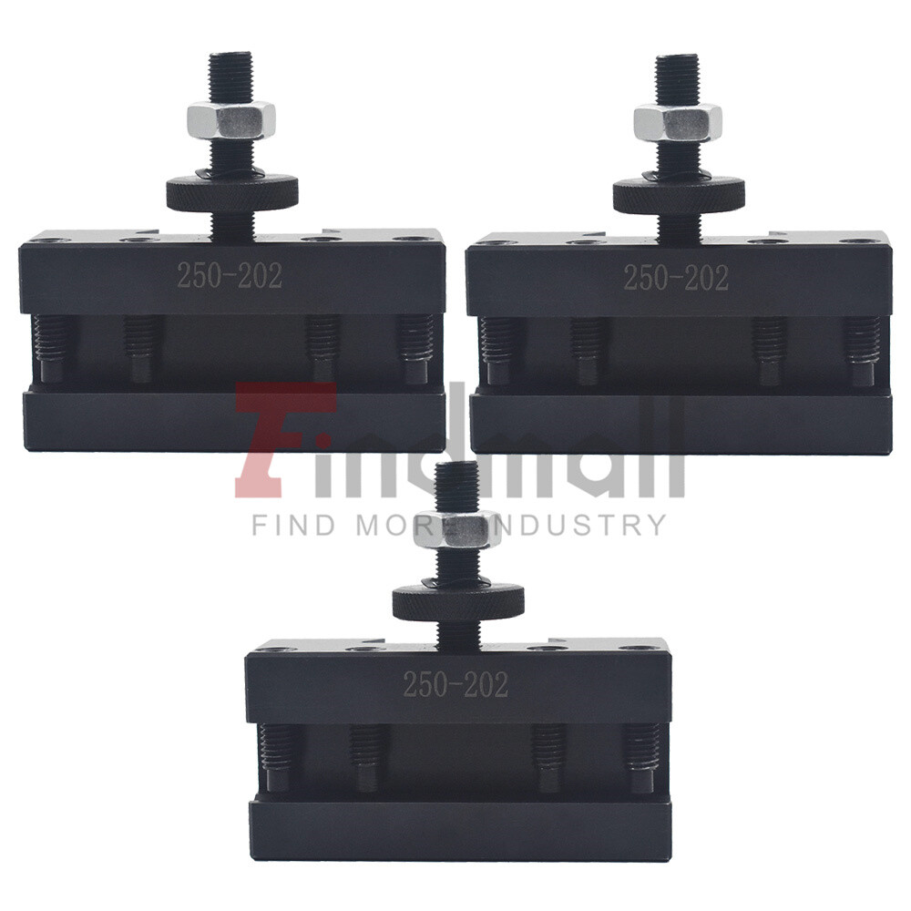 3Pcs BXA #2 250-202 Quick Change Turning Facing & Boring Tool Post Holder