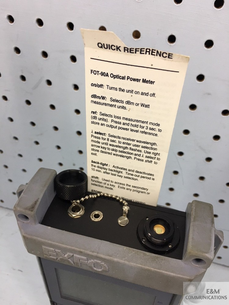 FOT-90A EXFO FIBER OPTIC POWER METER