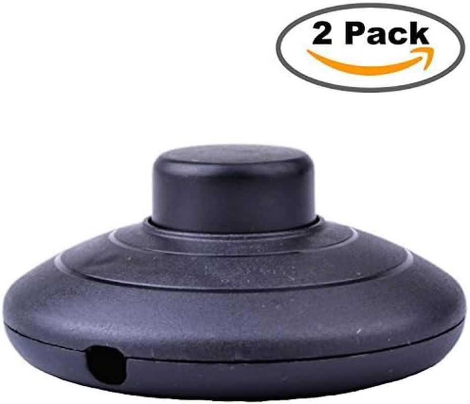Foot Pedal Push Switch Inline Lamp LED Light On-Off Push Step-On-Button Control