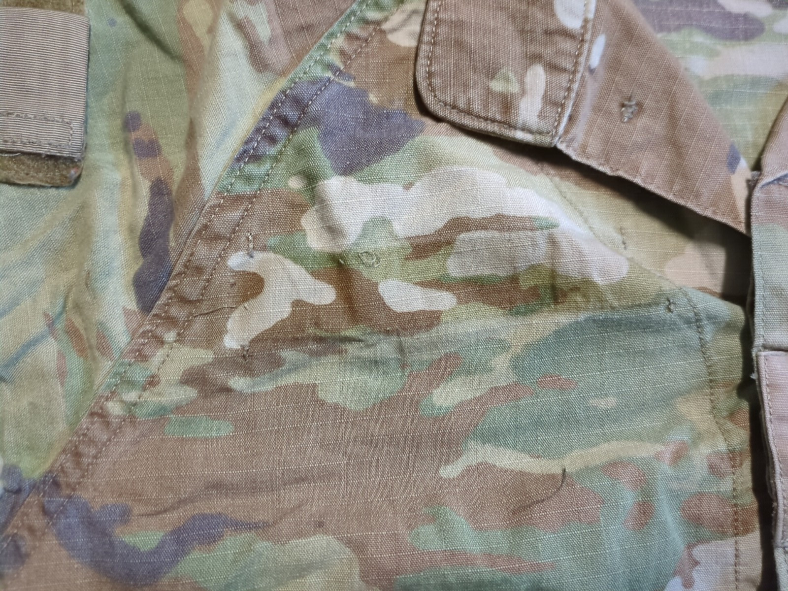 US Military IHWCU Improved Hot Weather Combat OCP Camo Coat Shirt Medium Short