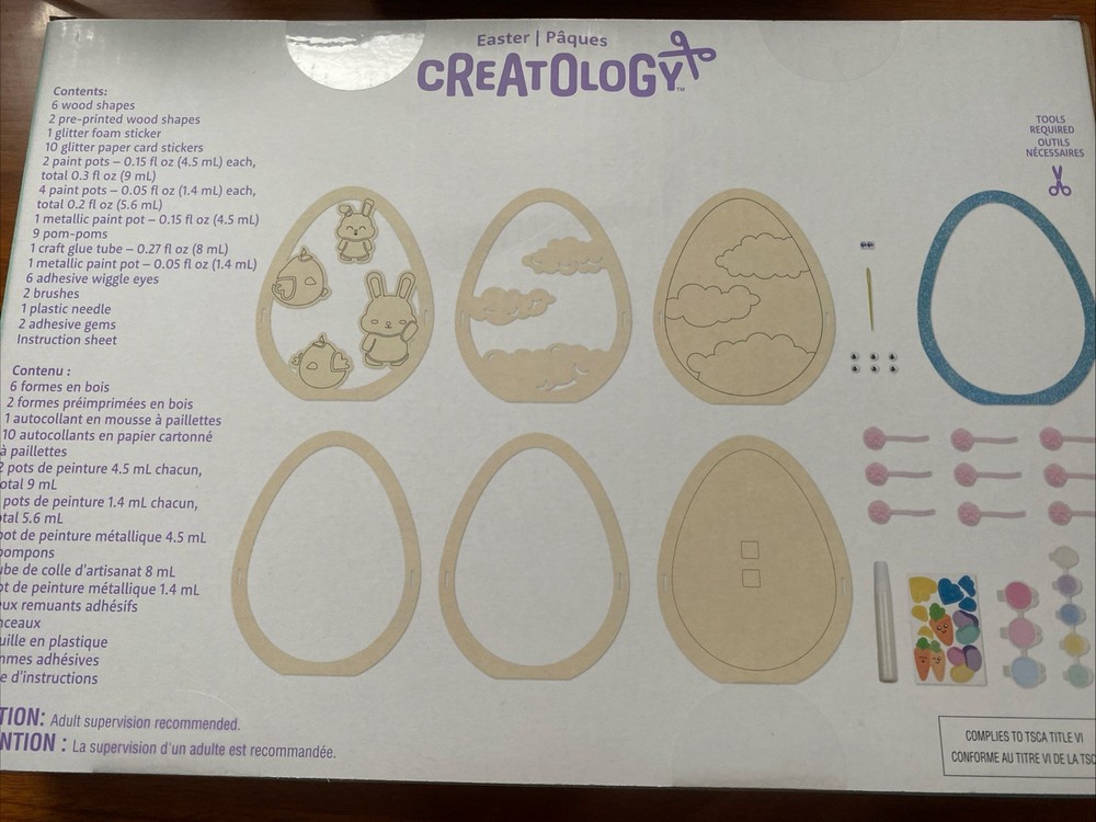 Creatology Easter Egg Diorama Craft Kit New