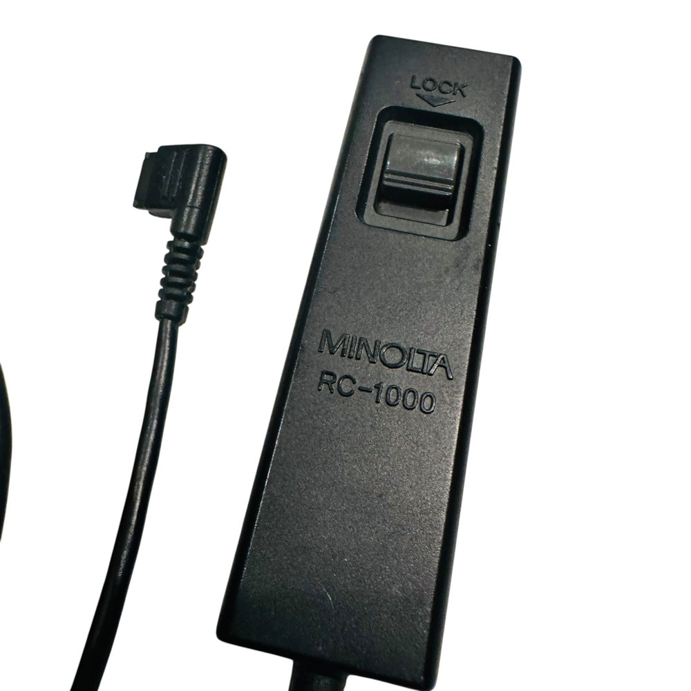 Minolta RC-1000 Remote Shutter Release Cable 3-Pin 15ft Lock