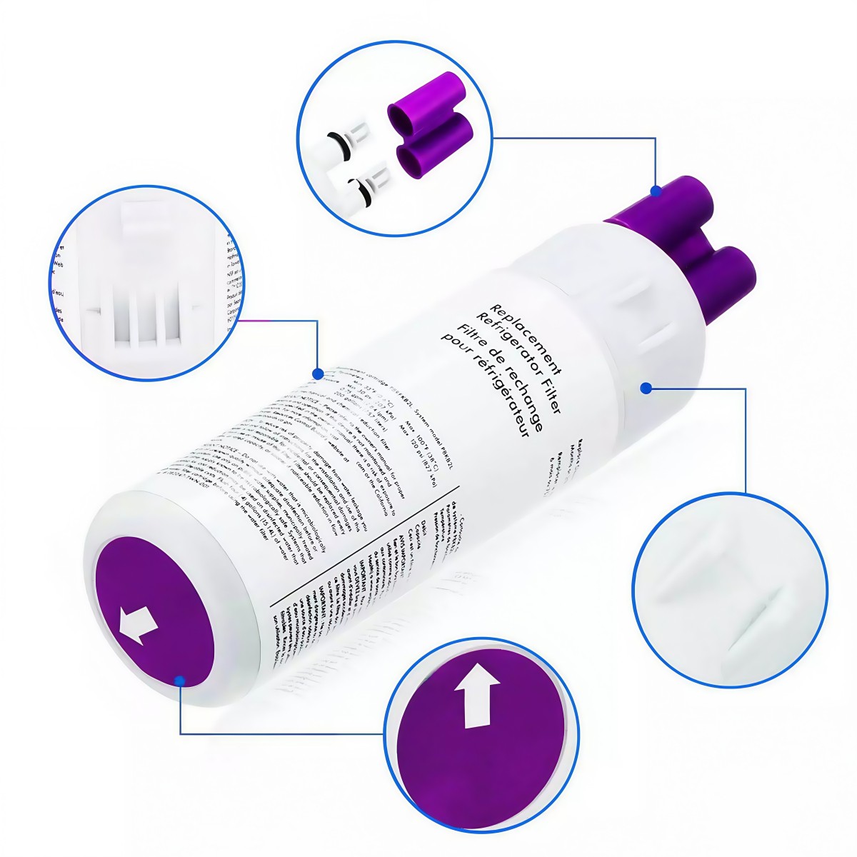 Kenmore 9081 Replacement Refrigerator Water Filter 4-Pack New