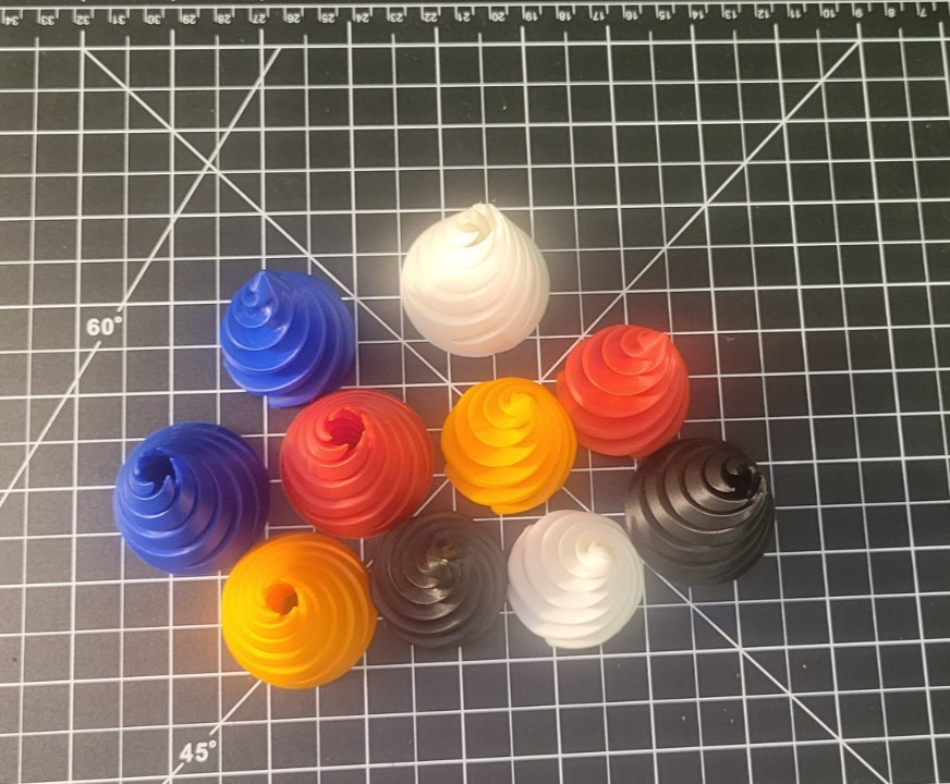 3d printed spiral cone