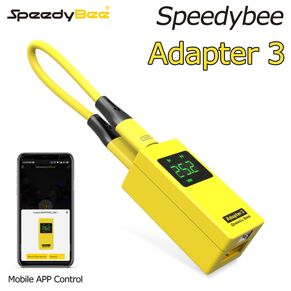 Speedybee Adapter 3 Voltage Checker Adapter Charger Wireless Blackbox Analyzer