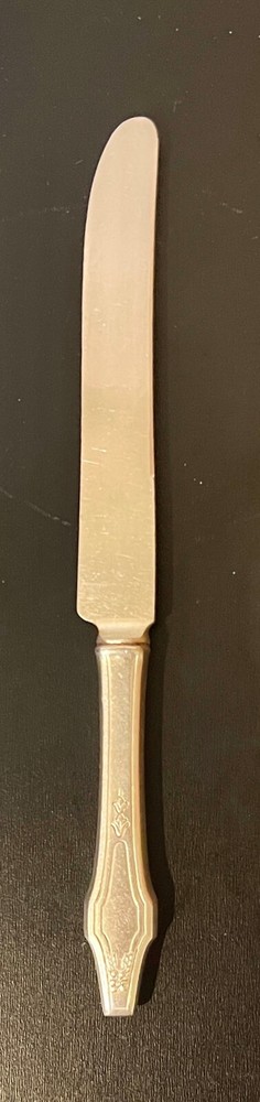 Silver Plate Dinner Knife 9"