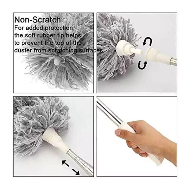 Bendable and Extra-Long Microfibre Washable Duster