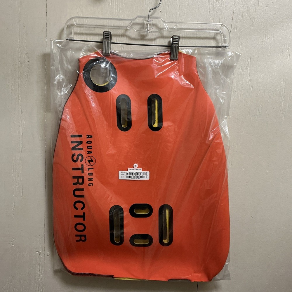 Aqualung Rogue BCD Bladder Cover Orange “Instructor” NEW OPEN BOX