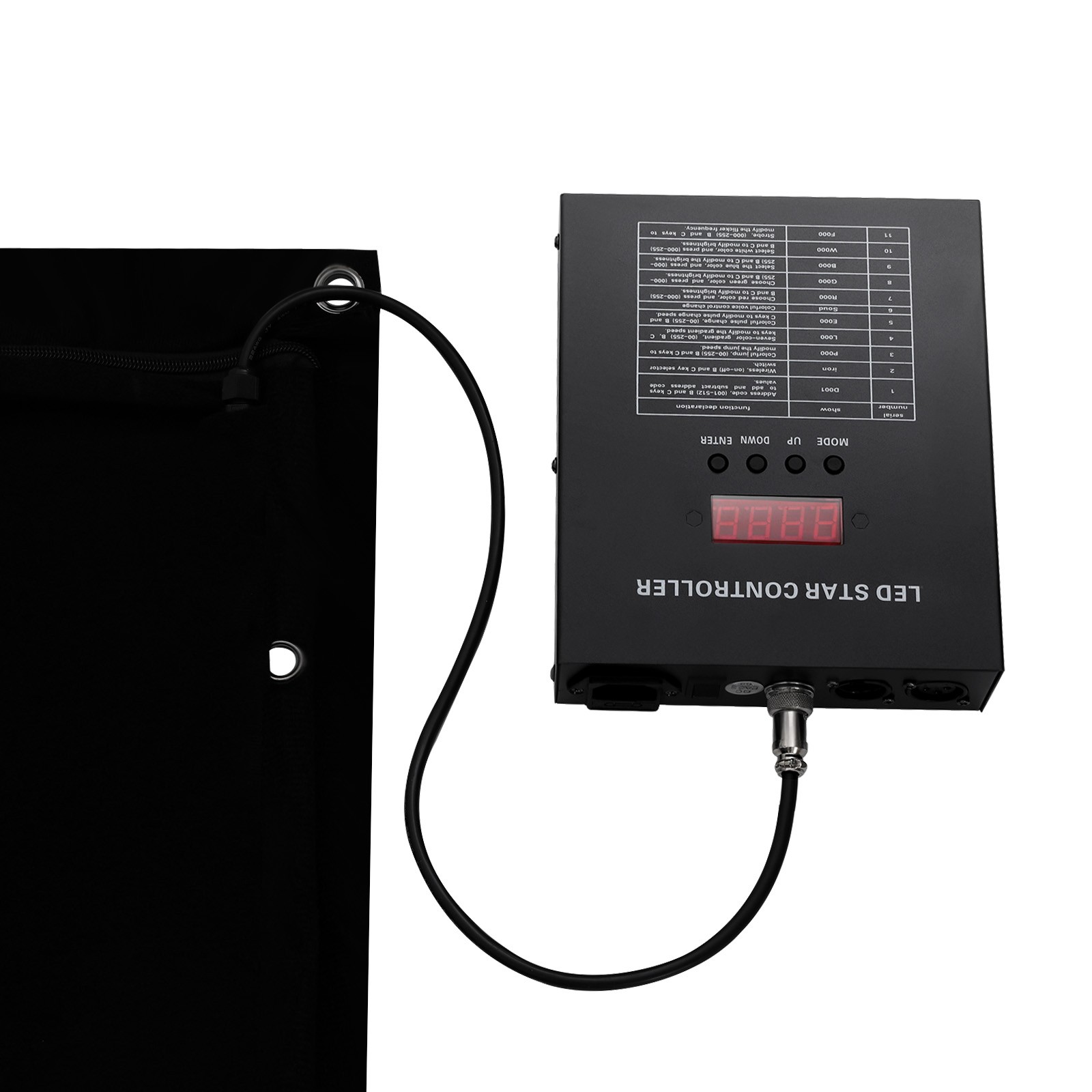 LED Star Stage Backdrop Star Curtain DMX512 Background Starry Sky W/ Controller