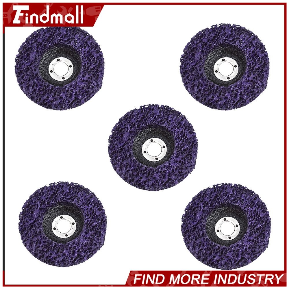 30 Pack 4" Poly Strip Disc Wheel Paint Rust Removal Clean For Angle Grinder