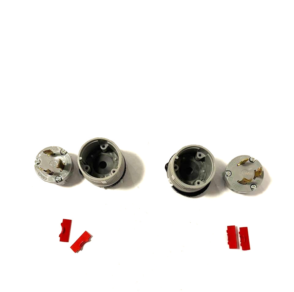 Cooper 6342 30A 250V 2 Phase Locking Plug