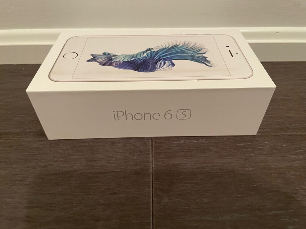 Apple iPhone 6S Silver - BOX ONLY! 128GB MKQF2LL/A