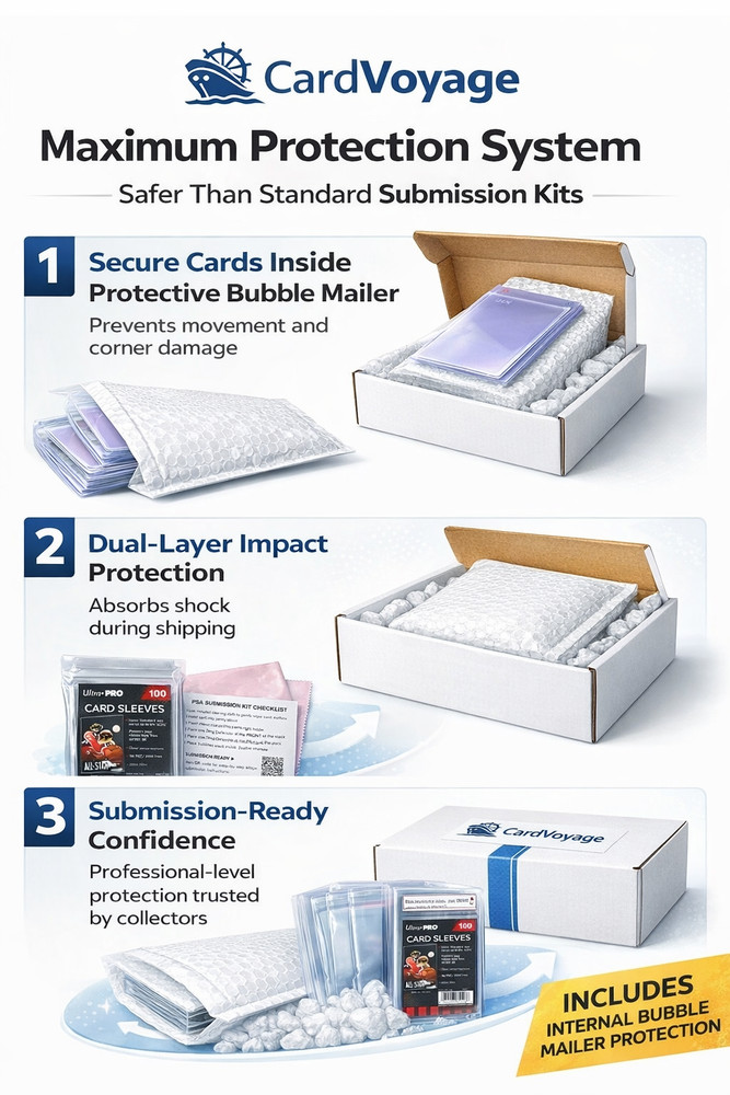 20 Card Premium Grading Submission Kit Includes Everything Needed to Submit