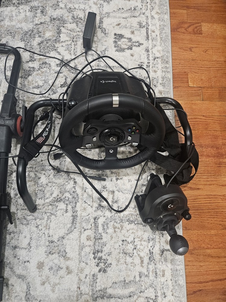 Logitech USB Steering Wheel, Pedals, Shifter.