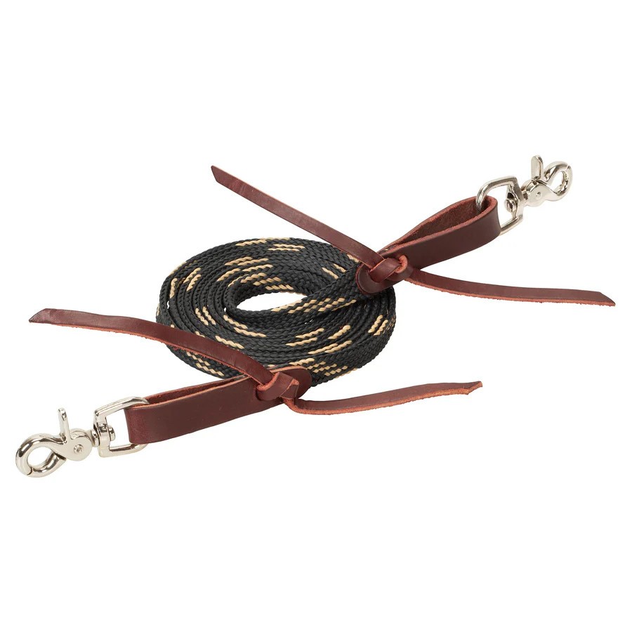 Flat Braided Competition Roper Reins