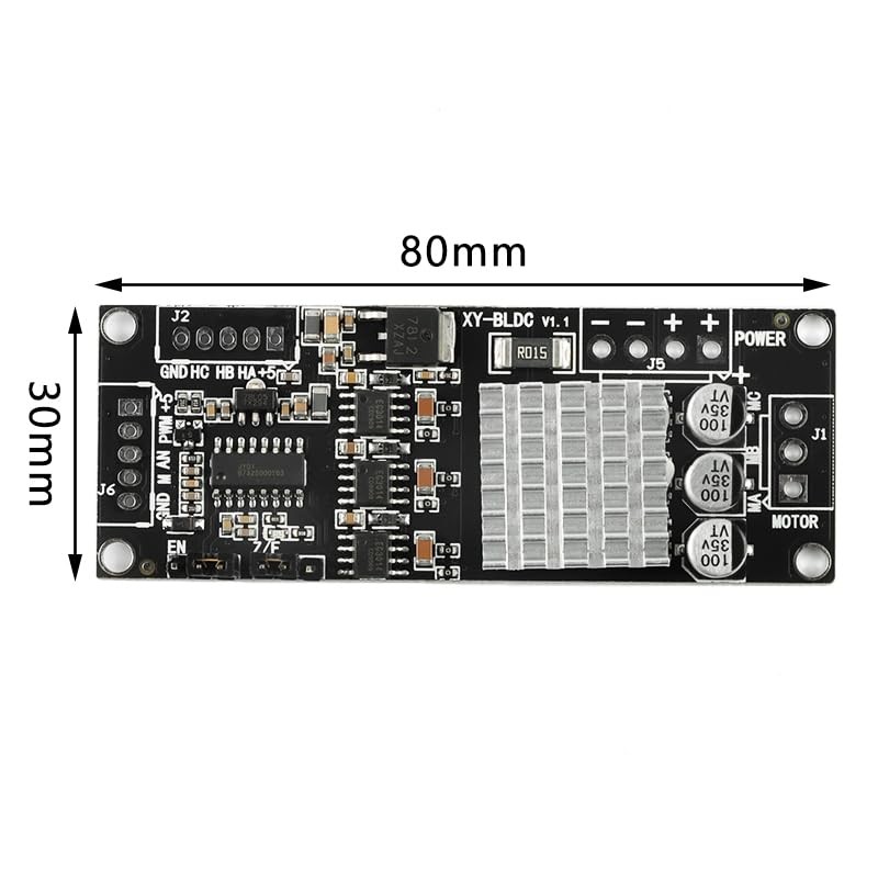 XY-BLDC 3 Phase DC Brushless Hall Motor Controller Module 12V-30V 200W PWM