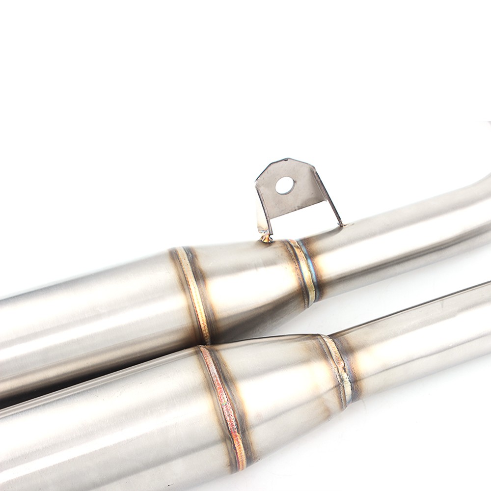 Muffler Exhaust Pipe Stainless Steel For Triumph Bonnieville Bobber T100 T1200