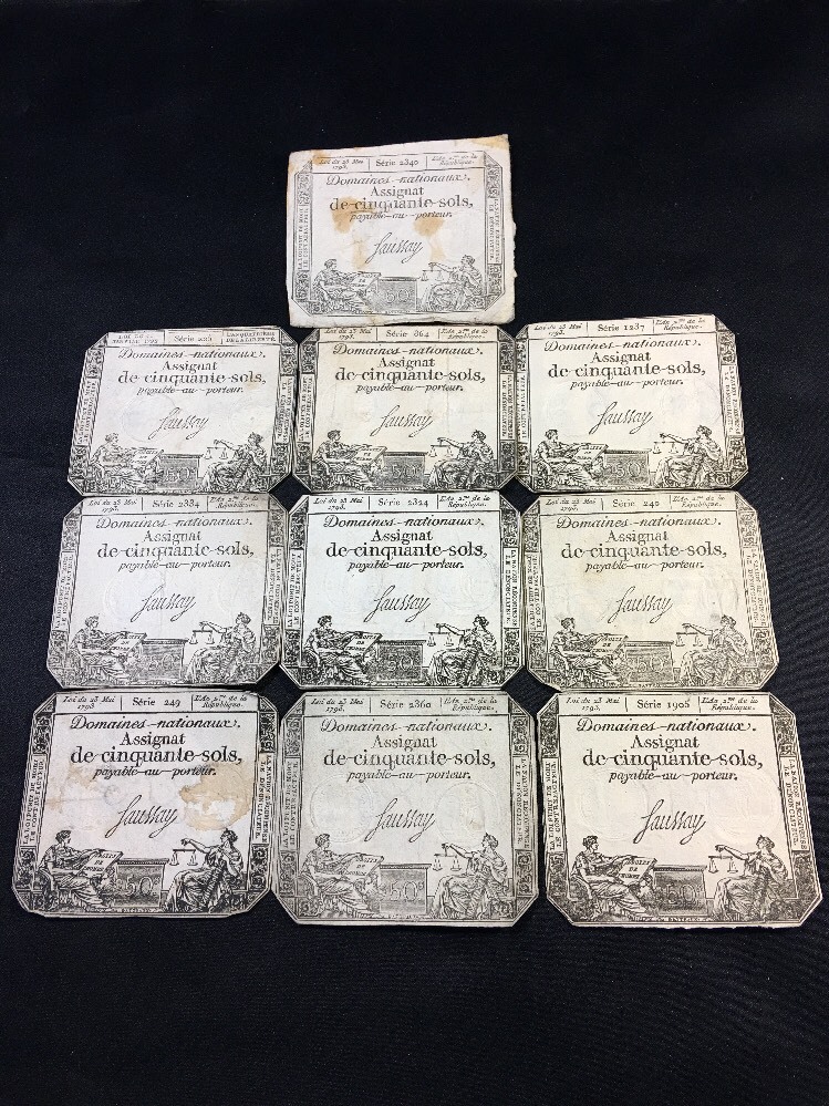 FRENCH REVOLUTION MONEY 1793