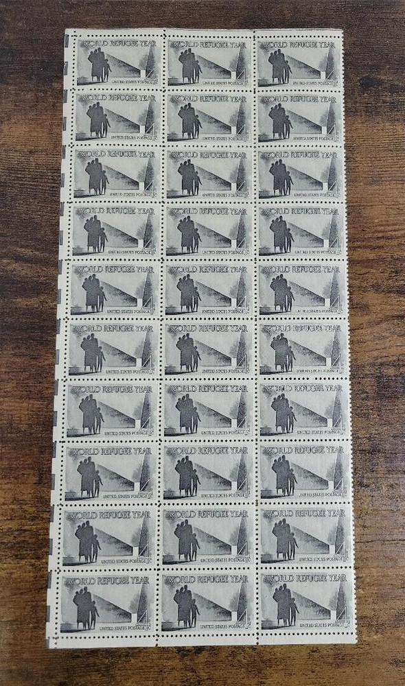 USPS World Refuge Year 4 Cent Stamps