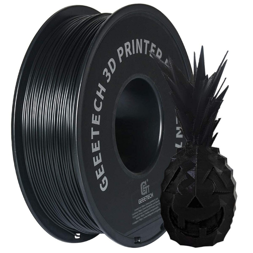 2PCS Geeetech 3D Printer Filament ABS+ 1.75mm 1kg/roll Black for FDM 3D Printer