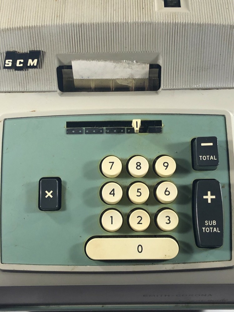 Vintage Figurematic Smith Corona SCM 708 Electric Adding Machine