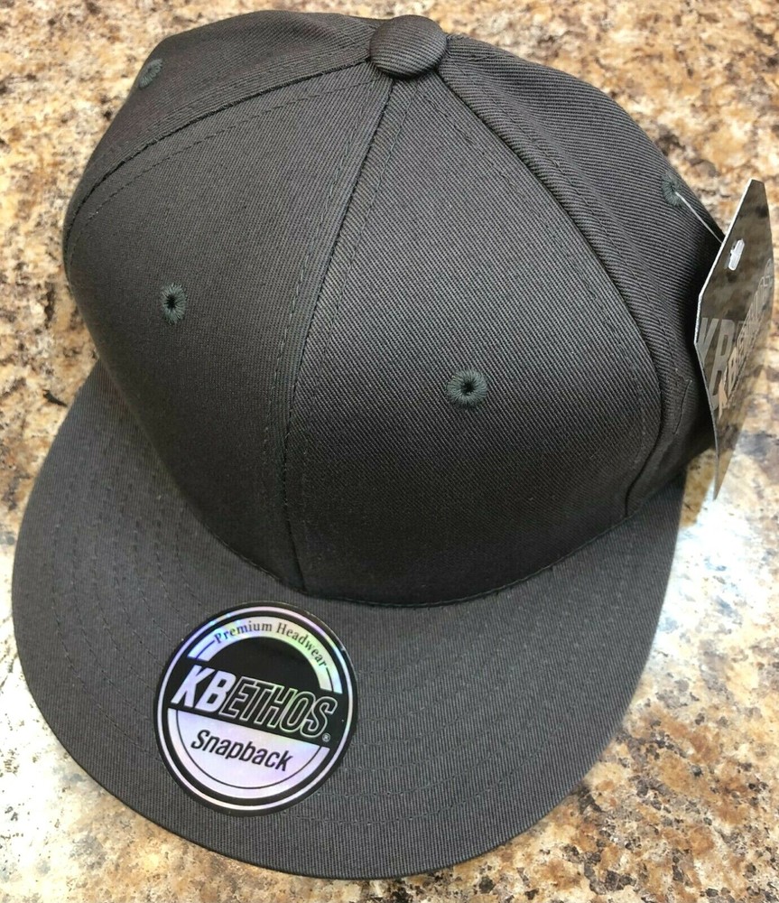 Original Plain Snapbacks Hats Flat Bill Caps [ KBETHOS ] Solid Colors (New Item)