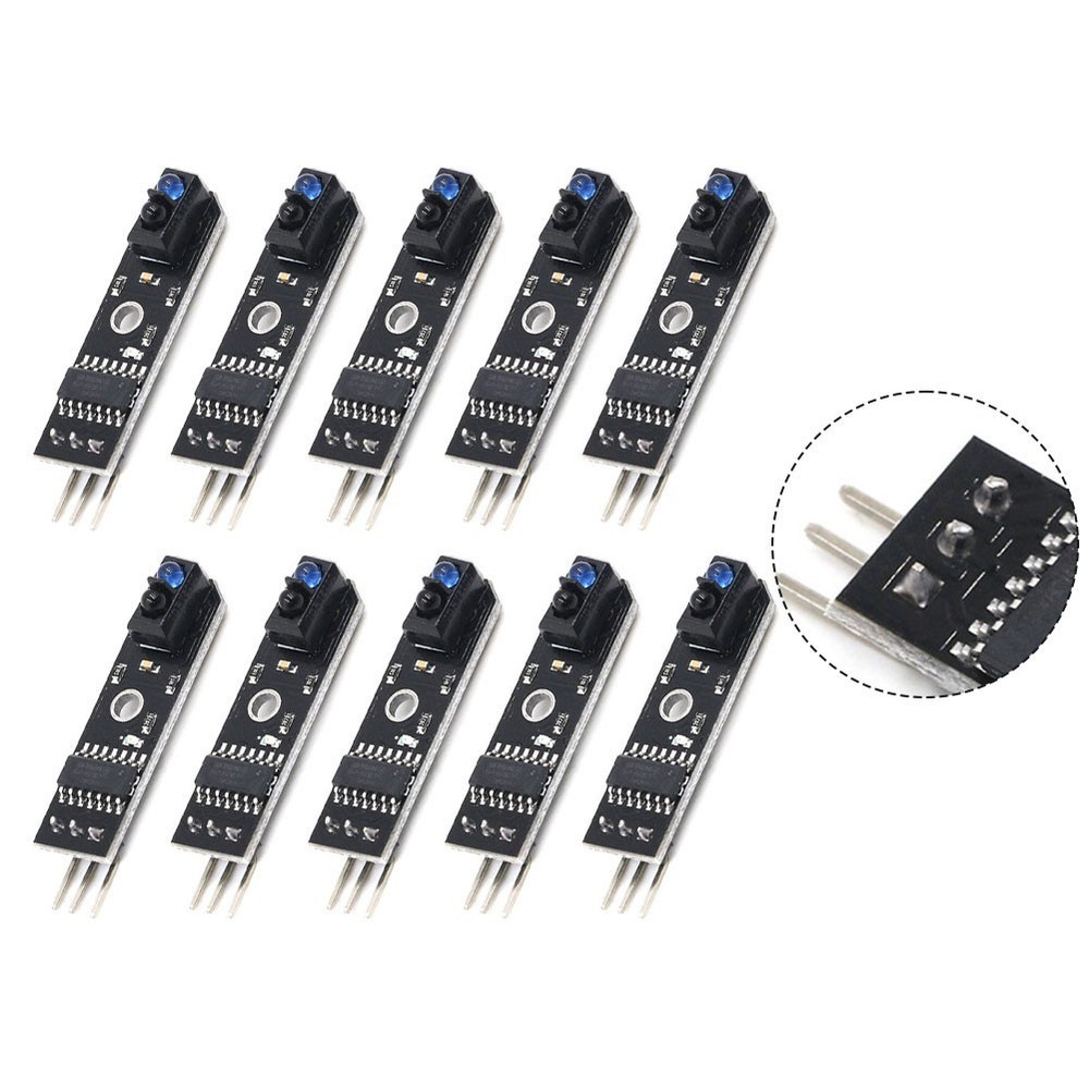 TCRT5000 Infrared Sensor Modules 10pcs for Automated Obstacle Avoidance Systems