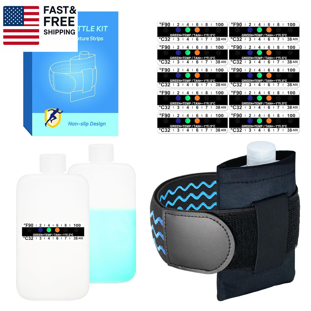 Thinner Urine Test Complete Kit - 3.5Oz Translucent Empty Bottle, Non-Falling an