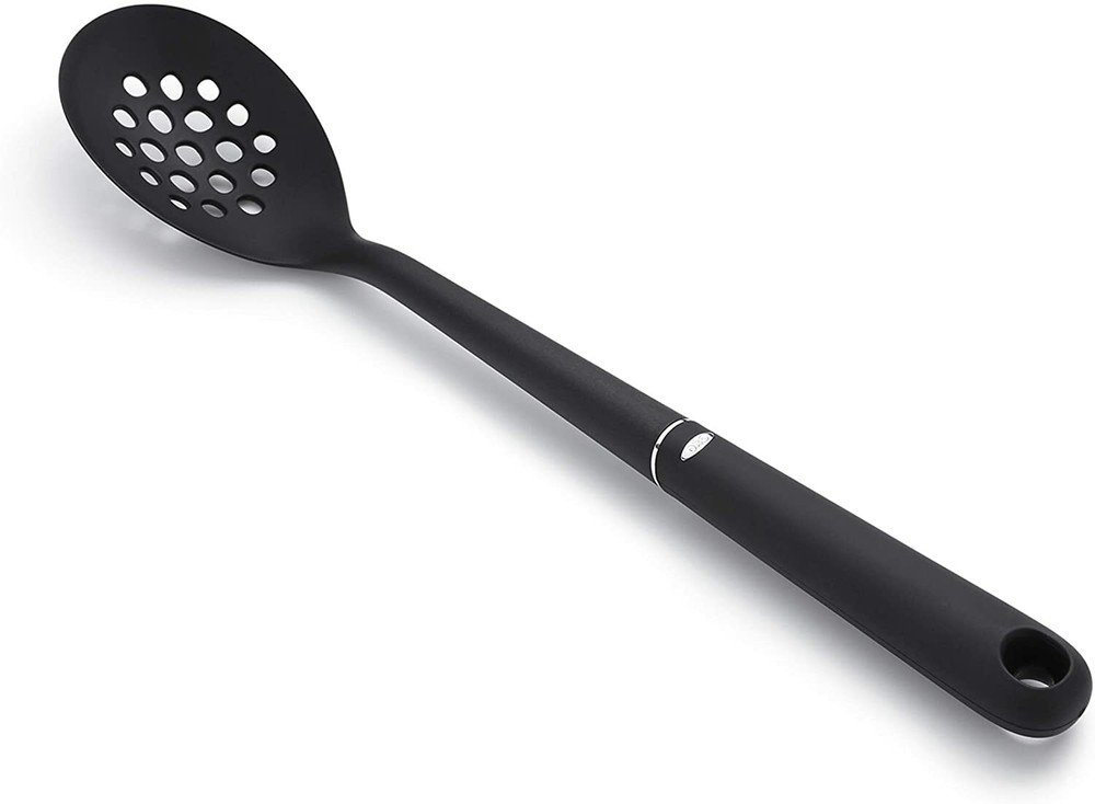 OXO Good Grips Black Nylon Slotted Spoon With Soft comfortable grip