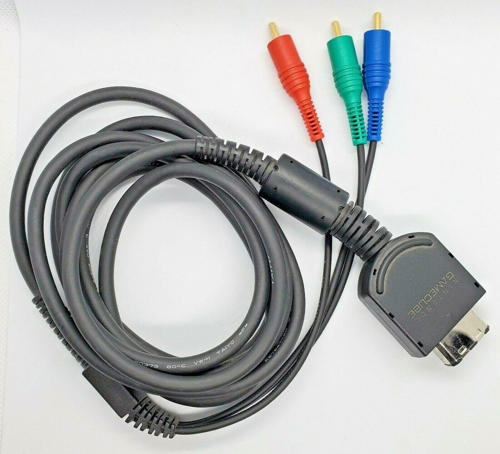 Gamecube OEM Component Cable HD Cable (1080i)(Nintendo)(Tested & Working)
