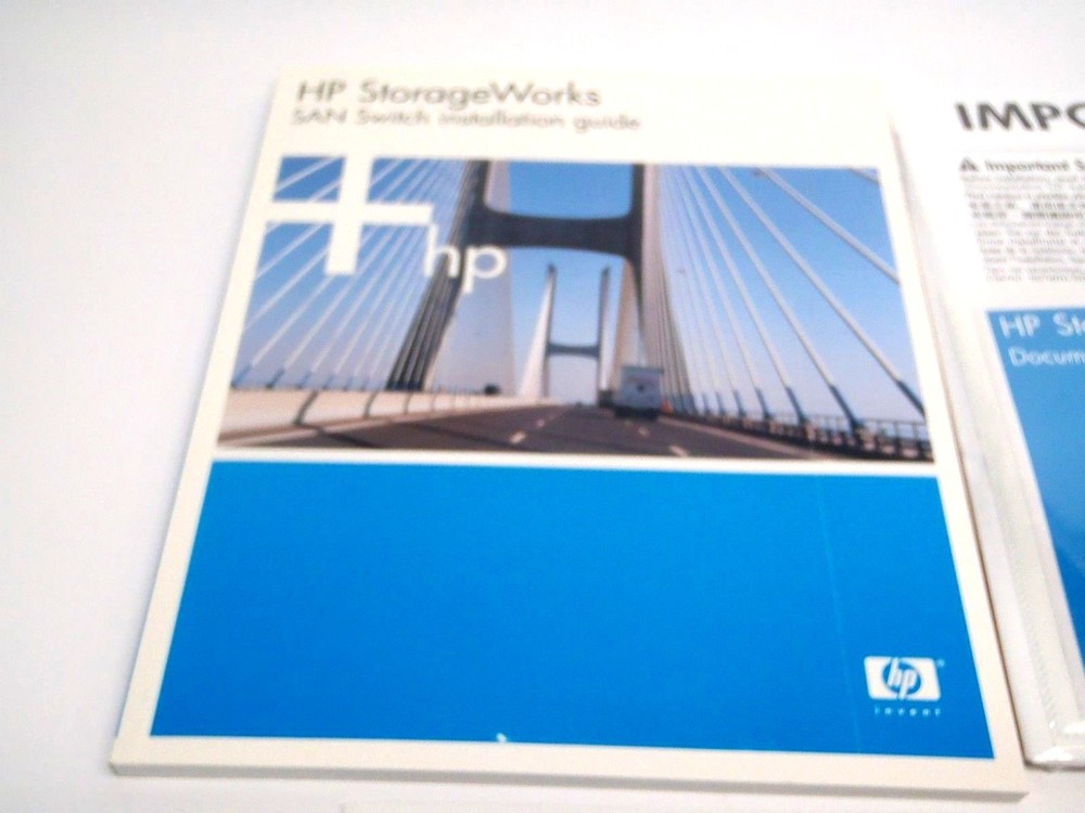 HP Storage Works Documentation CD/ SAN Switch Installation Guide Pack