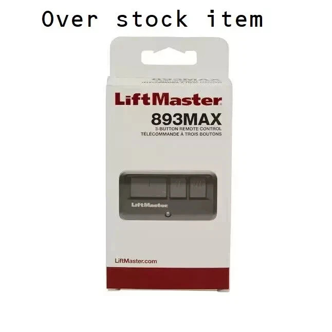 LiftMaster 893Max Remote Control - Black