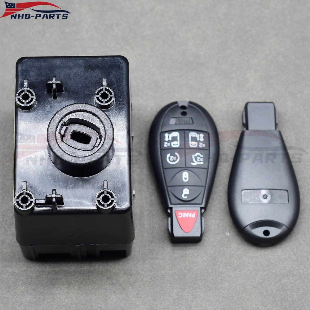 Ignition Switch Node Module &Key For Chrysler Dodge Jeep 68210150AB CBTTP577AB