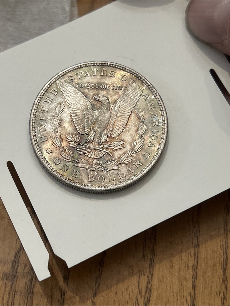 1879-S Morgan Silver Dollar - Nicely Toned Reverse