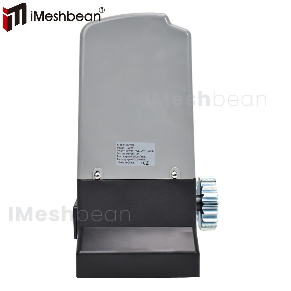 4000LBS Automatic Sliding Gate Opener Rack Driven APP+Keypad+4 Remote Controls