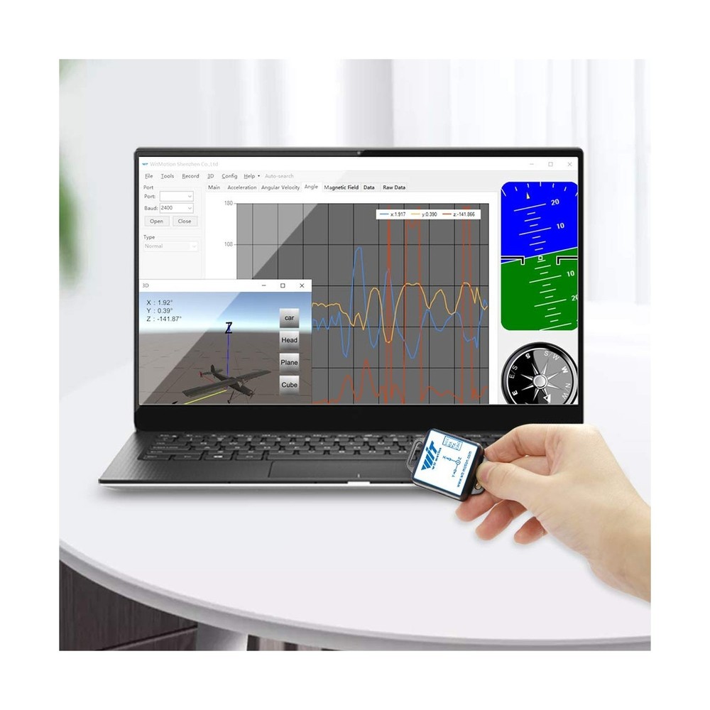 【WT901C-232 9-Axis Vibration Inclinometer】High-Stability Accelerat