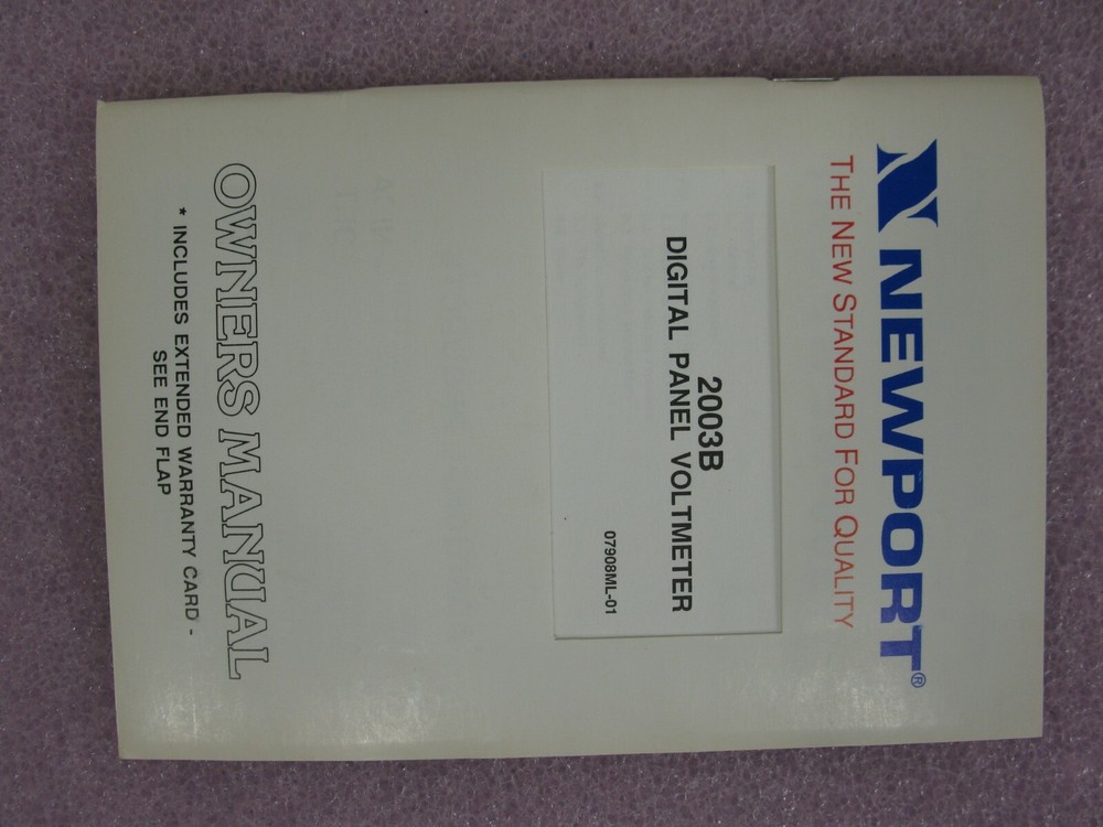 *NEW* Newport 2003B-4 D1 Digital Panel Voltmeter