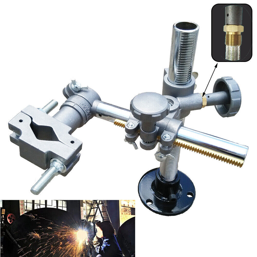 Vertical Height Adjustable Welding Torch Stand Holder Support Clamp 30mm