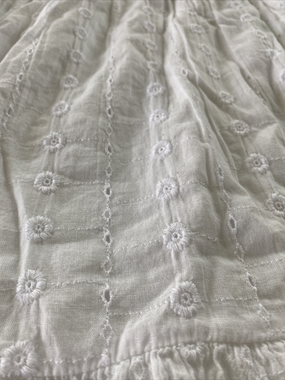 White Girls' Tie-Back Sleeveless Woven Dress - Cat & Jack, Size XXL (18), Cotton