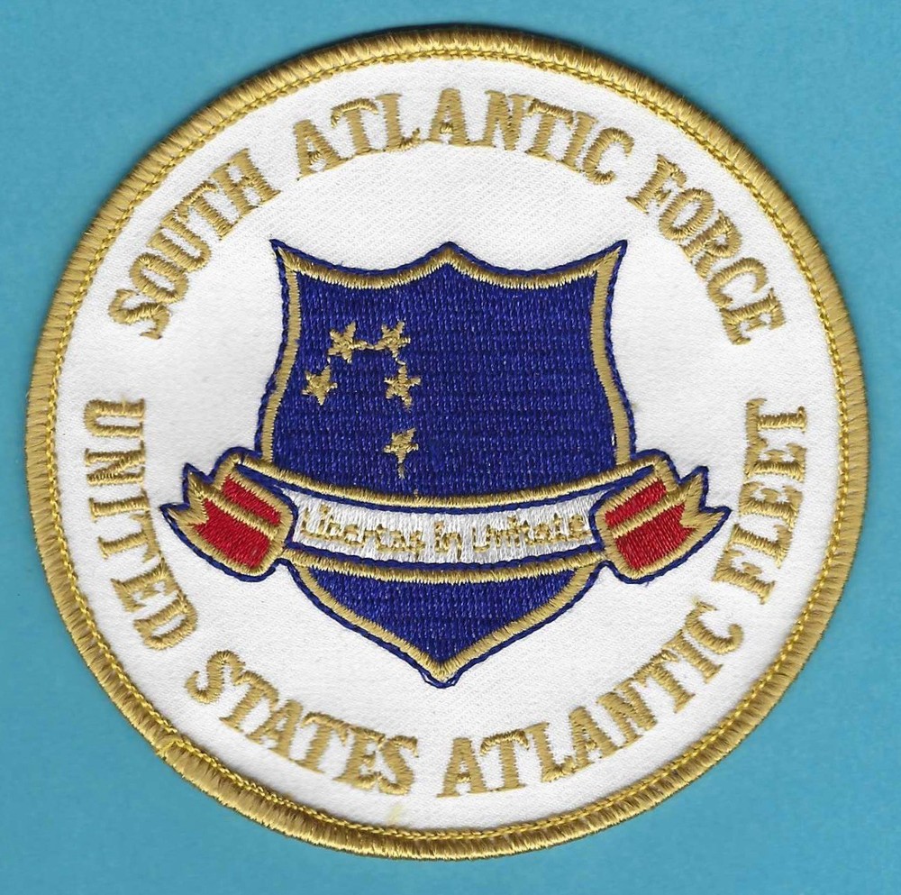 U.S. NAVY ATLANTIC FLEET SOUTH ATLANTIC FORCE PATCH