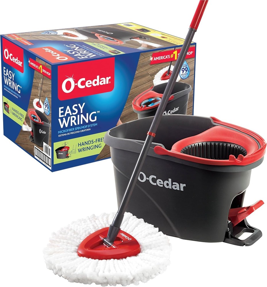 EasyWring Microfiber Spin Mop and Bucket Cleaning System